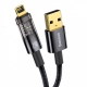 Кабель Baseus Explorer Series Auto Power-Off Fast Charging Data Cable USB to IP 2.4A 1m Black