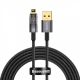 Кабель Baseus Explorer Series Auto Power-Off Fast Charging Data Cable USB to IP 2.4A 1m Black