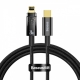 Кабель Baseus Explorer Series Auto Power-Off Fast Charging Data Cable Type-C to IP 20W 1m Black