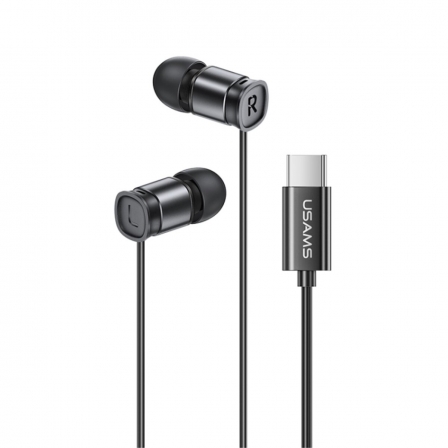 Навушники Usams EP-46 Mini Type-C In-Ear Earphone1.2m Black