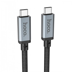 Кабель HOCO US05 USB4 100W HD high speed data cable(L1M) Black
