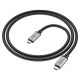 Кабель HOCO US05 USB4 100W HD high speed data cable(L1M) Black