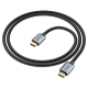 Кабель HOCO US03 HDTV 2.0 Male to Male 4K HD data cable(L2M) Black