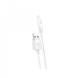 Кабель HOCO X1 USB to Type-C 3A, 1m, PVC, PVC connectors, White