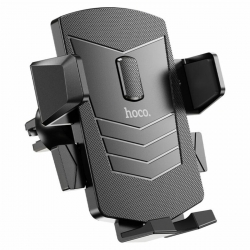 Тримач для мобільного HOCO CA86 Davy one-button air outlet car holder Black