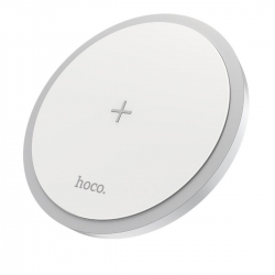 Бездротовий зарядний пристрій HOCO CW26 Powerful 15W wireless fast charger White