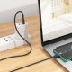 Кабель HOCO X83 USB to Type-C 3A, 1m, PVC, PVC connectors, Black