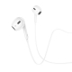 Навушники HOCO M1 Max crystal earphones for iP with mic White