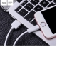 Кабель HOCO X1 USB to Micro  2.4A, 1m, PVC, PVC connectors, White