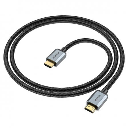 Кабель HOCO US03 HDTV 2.0 Male to Male 4K HD data cable(L1M) Black