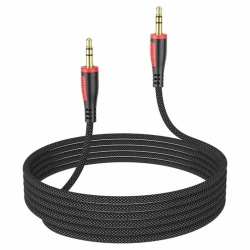 Аудiо-кабель BOROFONE BL14 AUX audio cable(L2M) Black