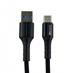 Кабель Mibrand MI-12 High Current Charging Line USB for Type-C 5A 1m Black