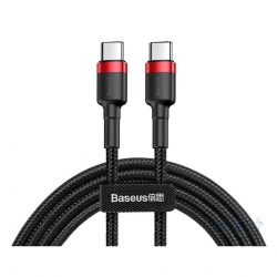 Кабель Baseus Cafule USB Cable Type-C-Type-C 3A 2m Red+Black