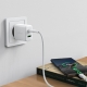 Мережевий зарядний пристрій ACEFAST A25 PD20W (USB-C+USB-A) dual port charger White