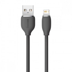 Кабель Baseus Jelly Liquid Silica Gel Fast Charging Data Cable USB to iP 2.4A 1.2m Black
