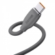 Кабель Baseus Jelly Liquid Silica Gel Fast Charging Data Cable Type-C to Type-C 100W 1.2m Black