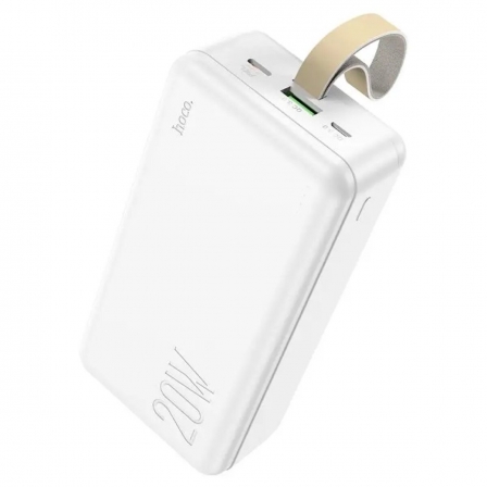 

Зовнішній акумулятор HOCO J87B Tacker PD20W+QC3.0 power bank(30000mAh) White