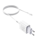 Мережевий зарядний пристрій HOCO C81A Asombroso single port charger set(Micro) White