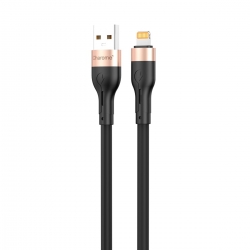 Кабель CHAROME C23-03 USB-A to Lightning charging data cable Black