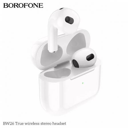 Навушники BOROFONE BW26 True wireless stereo headset White