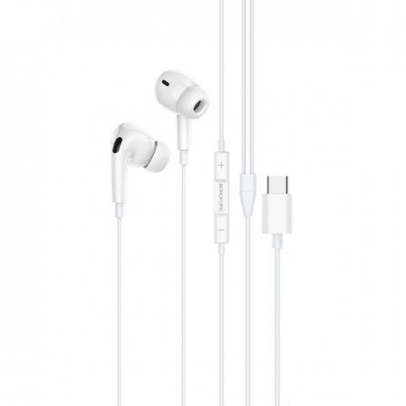 

Навушники BOROFONE BM80 Pro Elegant Type-C wire-controlled digital earphones with microphone White