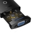 Перехідник Baseus Lite Series Adapter  HDMI to VGA Black