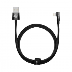 Кабель Baseus MVP 2 Elbow-shaped Fast Charging Data Cable USB to iP 2.4A 1m Black