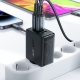 Мережевий зарядний пристрій ACEFAST A41 PD65W GaN (2*USB-C+USB-A) charger Black