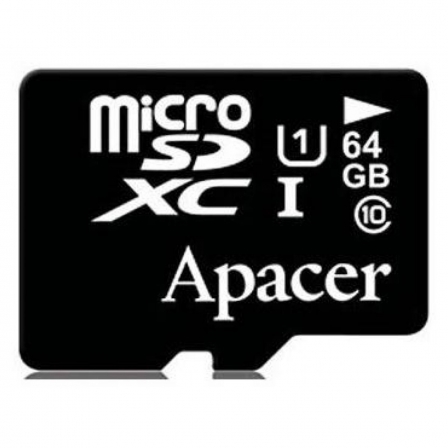 

microSDXC (UHS-1) Apacer 64Gb class 10