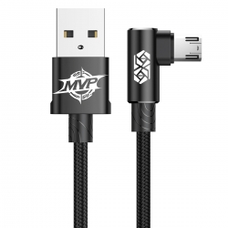 Кабель Baseus MVP Elbow Type Cable USB For Micro 1.5A 2m Black