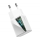 Мережевий зарядний пристрій Baseus Super Si Quick Charger 1C 20W EU White