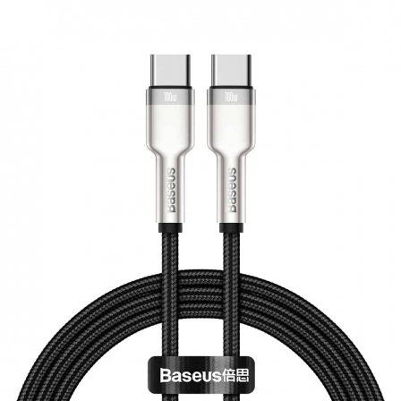 Кабель Baseus Cafule Series Metal Data Cable Type-C to Type-C 100W 2m Black