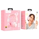 Навушники HOCO W36 Cat ear headphones with mic Pink