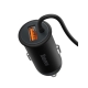 Тримач для мобiльного Baseus CW01 Magnetic Wireless Charging Car Mount 40W (Wireless Charging 15w+USB-A 25W) Black