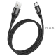 Кабель HOCO X50 USB to Type-C 3A, 1m, nylon, aluminum connectors, Black