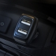 Автомобільний зарядний пристрій HOCO Z36 Leader dual port car charger Black
