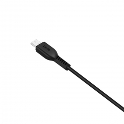 Кабель HOCO X13 USB to Micro 2.4A, 1m, PVC, PVC connectors, Black