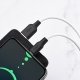 Кабель HOCO X21 Plus USB to Type-C 3A, 1m, silicone, silicone connectors, Black+White