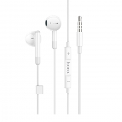 Навушники HOCO M93 wire control earphones with microphone White