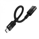 Кабель HOCO U107 Type-C male to iP female adapter cable(L0.1m) Black