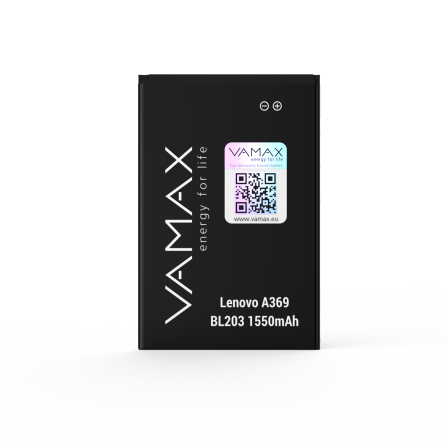 Аккумулятор VAMAX для Lenovo A369 BL203 1550mAh