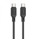 Кабель HOCO X90 Cool 60W silicone charging data cable for Type-C to Type-C Black