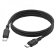 Кабель HOCO X90 Cool 60W silicone charging data cable for Type-C to Type-C Black