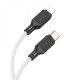 Кабель HOCO X90 Cool silicone PD charging data cable for iP White