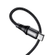 Кабель HOCO X50 Type-C to Type-C Exquisito 100W charging data cable(L2M) Black