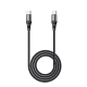 Кабель HOCO X50 Type-C to Type-C Exquisito 100W charging data cable(L2M) Black