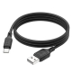 Кабель HOCO X90 Cool silicone charging data cable for Type-C Black