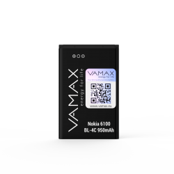 Аккумулятор VAMAX для Nokia 6100 BL-4C 950mAh