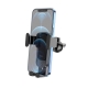 Тримач для мобільного HOCO CA103 vertical and horizontal air outlet gravity car holder Black Metal Gray