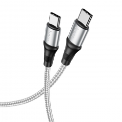 Кабель HOCO X50 Type-C to Type-C Exquisito 100W charging data cable(L1M) Gray